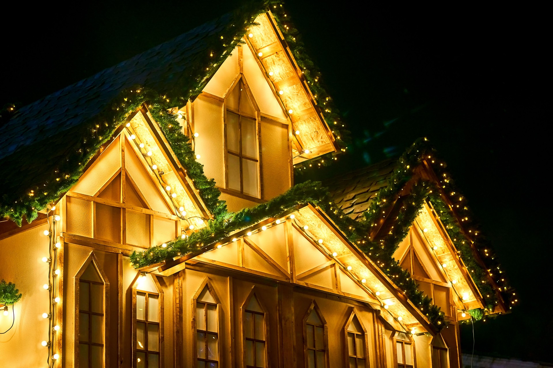 Best lighting and decorations on holiday night